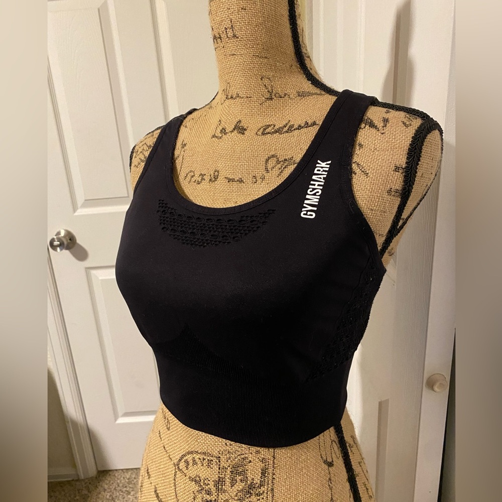 Gymshark work out top in black
